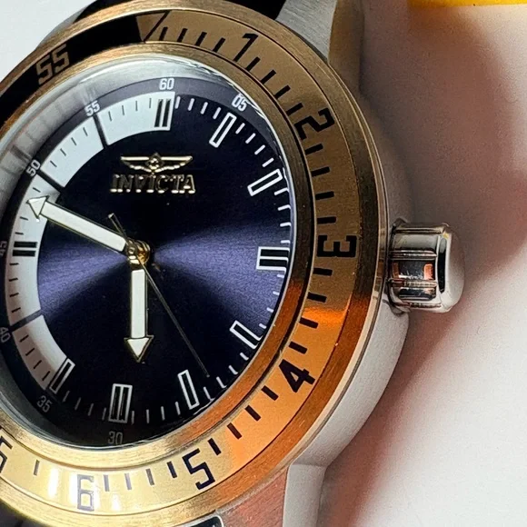 Invicta Navy and Gold Timepiece